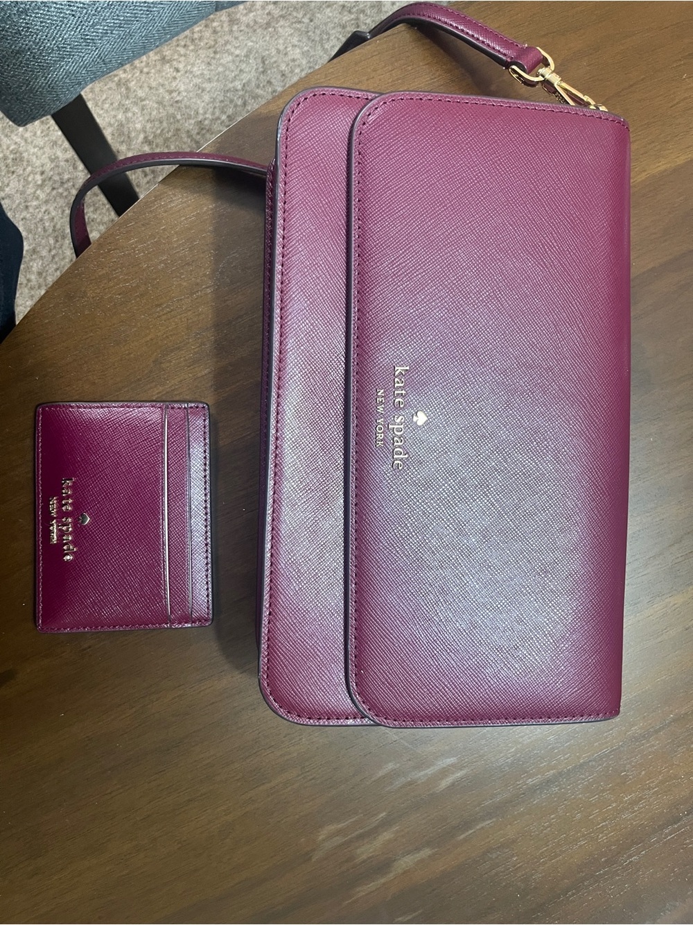 Kate Spade Madison Willow Medium Flap Convertible Crossbody Purse & Wallet